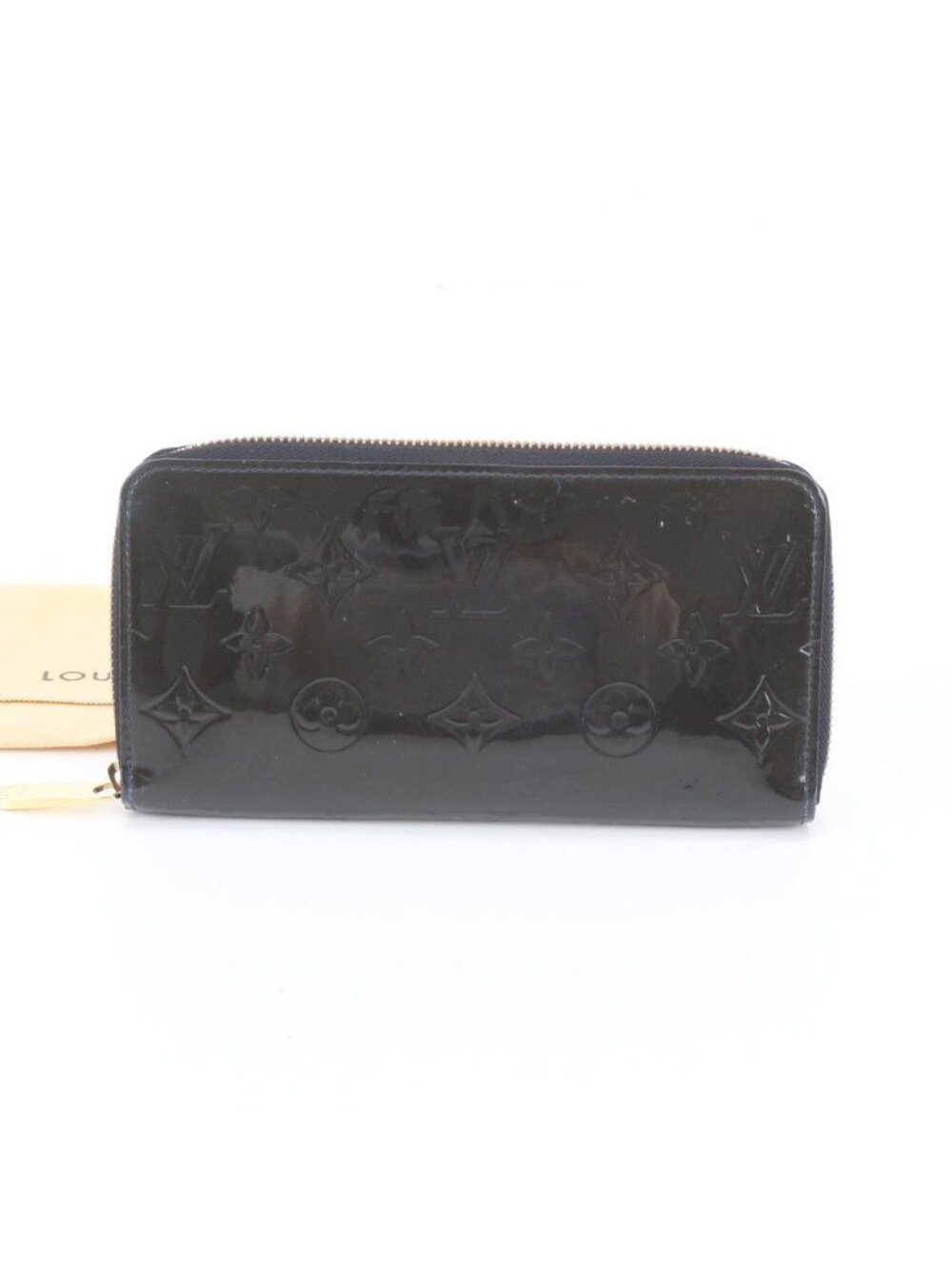 Louis Vuitton Monogram Vernis Zippy Wallet Zip Around